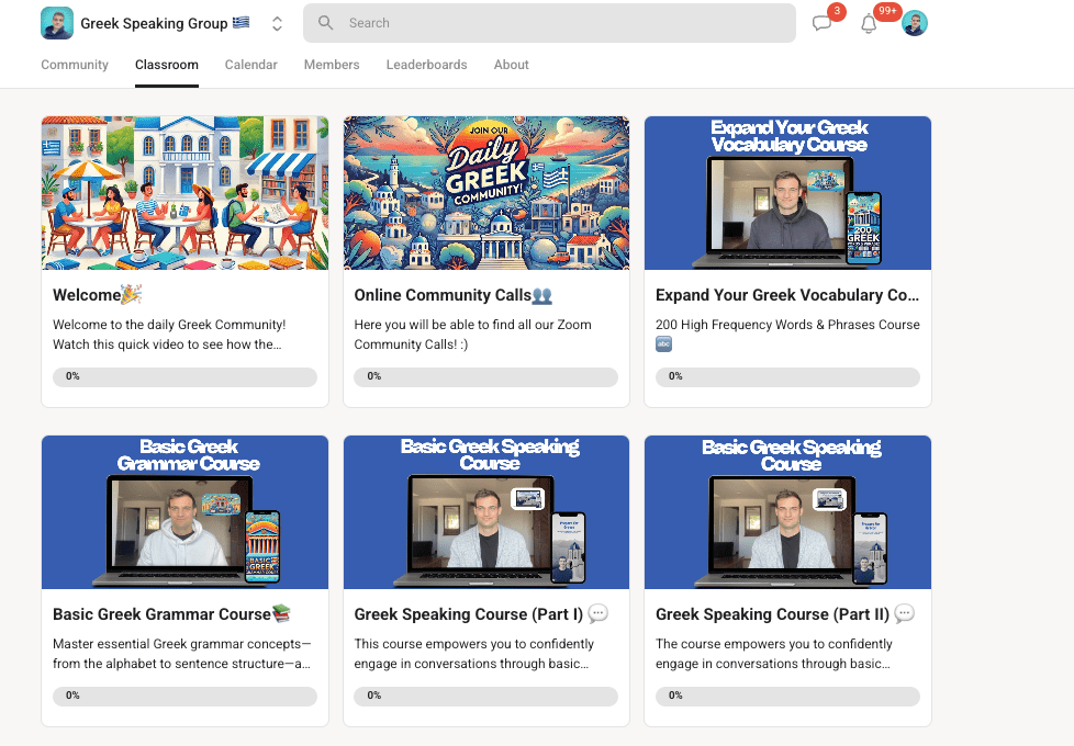 Greek Speaking Practice Group - PrepareForGreece