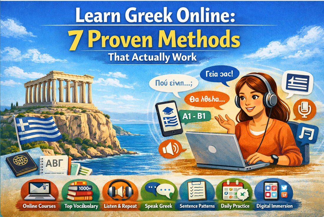Learn Greek Online: 7 Proven Methods That Actually Work