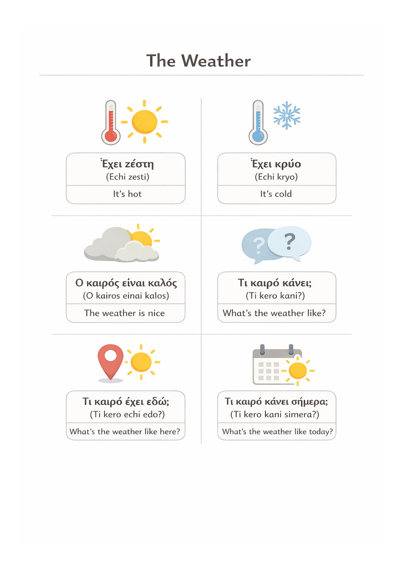 48 Essential Greek Language Templates