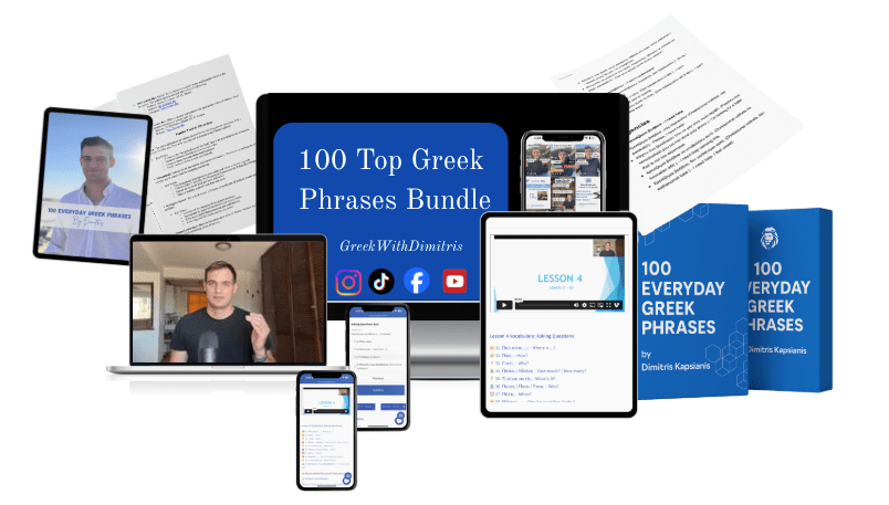 100 Top Everyday Greek Phrases Pronunciation Bundle - PrepareForGreece