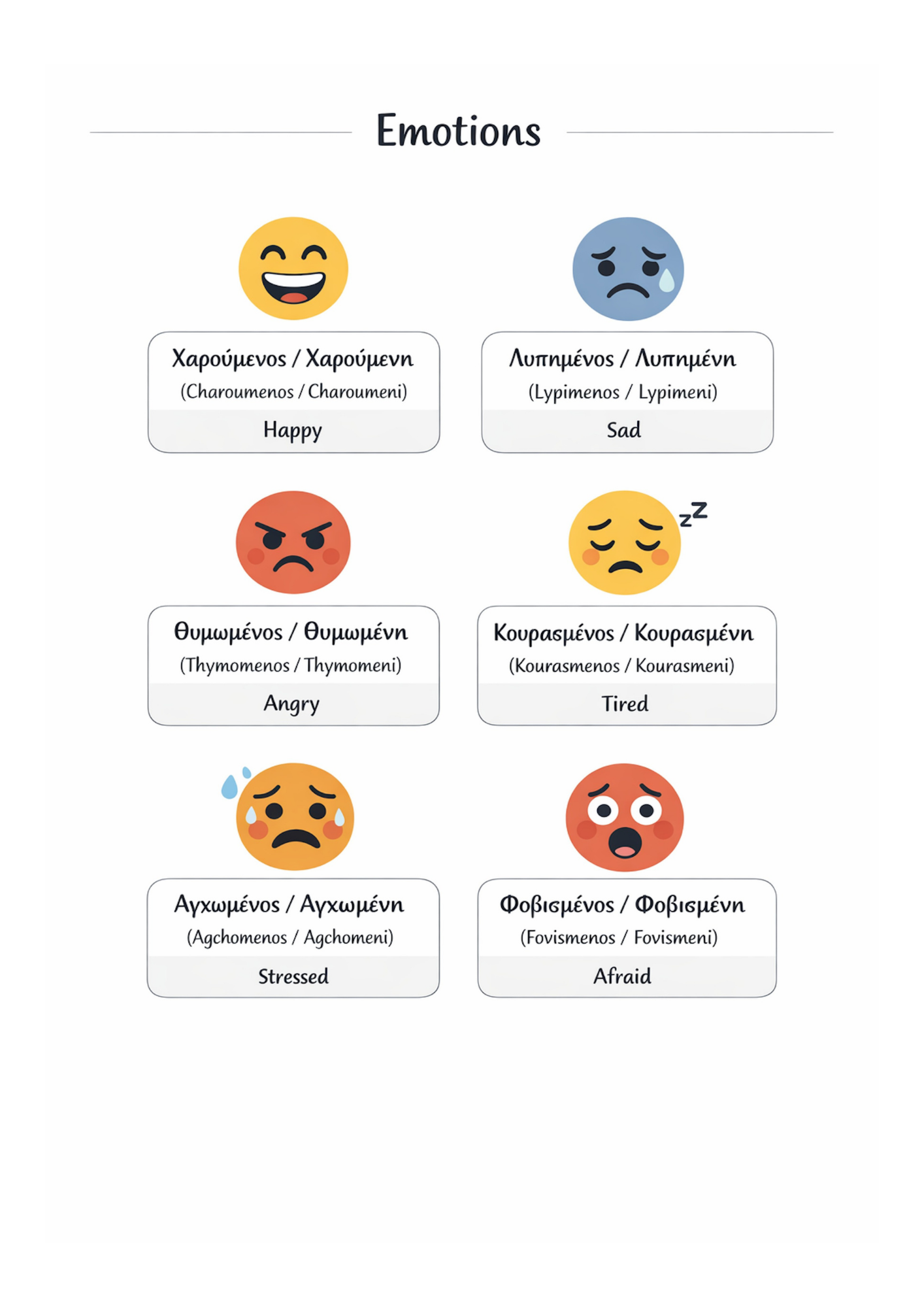 48 Essential Greek Language Templates