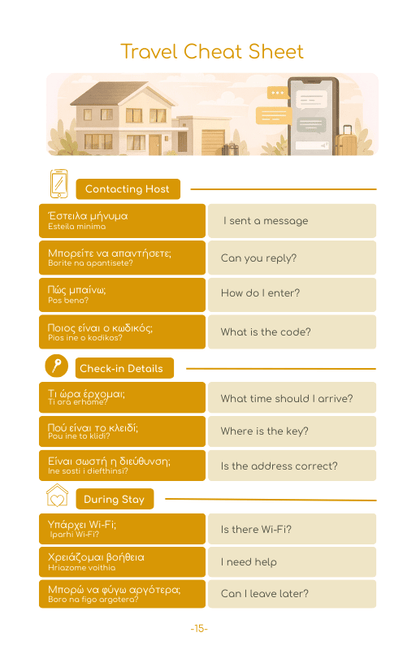 2026 Greece Travel Survival Kit (50 Situations, 500 Phrases) - PrepareForGreece