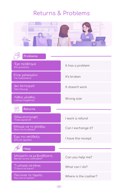 2026 Greece Travel Survival Kit (50 Situations, 500 Phrases) - PrepareForGreece