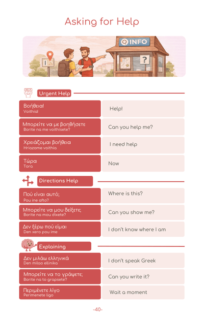 2026 Greece Travel Survival Kit (50 Situations, 500 Phrases) - PrepareForGreece