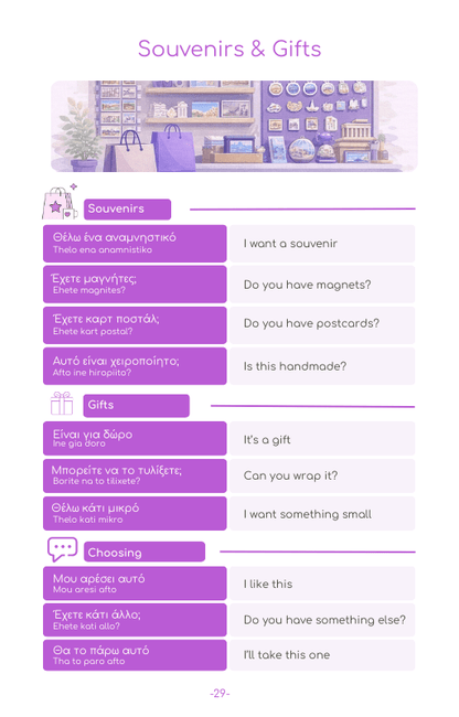 2026 Greece Travel Survival Kit (50 Situations, 500 Phrases) - PrepareForGreece