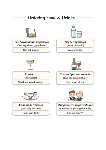 48 Essential Greek Language Templates