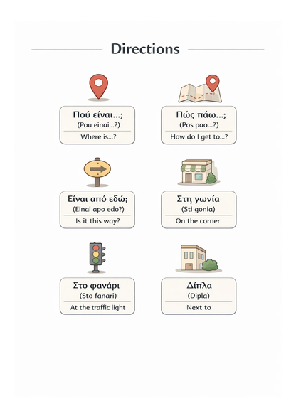 48 Essential Greek Language Templates