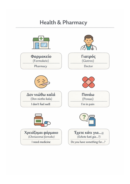 48 Essential Greek Language Templates