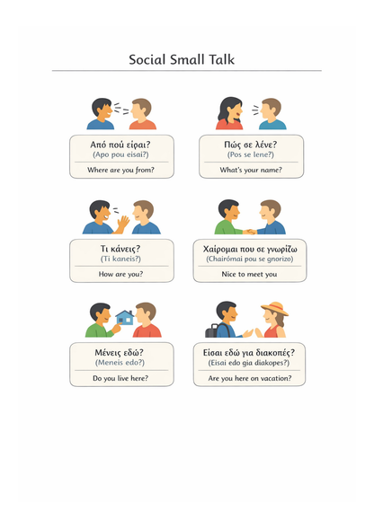 48 Essential Greek Language Templates