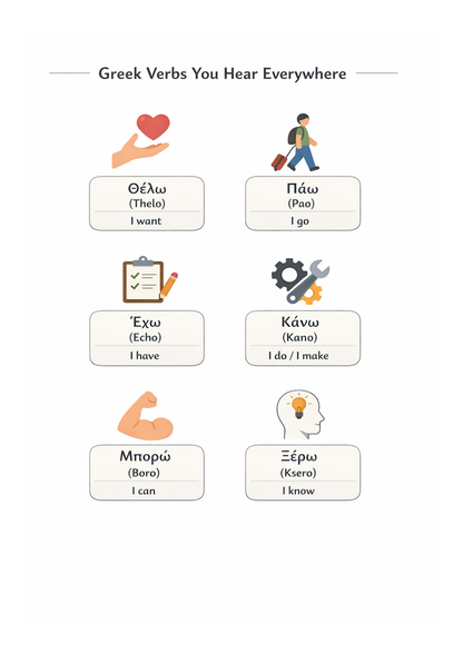 48 Essential Greek Language Templates