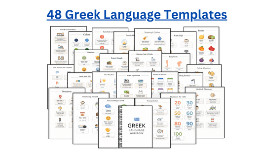 48 Essential Greek Language Templates - PrepareForGreece