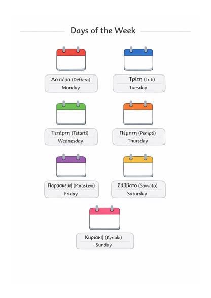 48 Essential Greek Language Templates