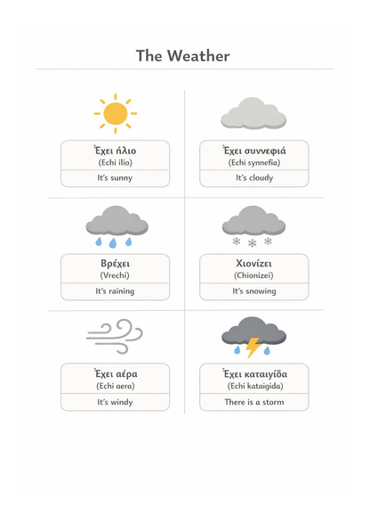 48 Essential Greek Language Templates