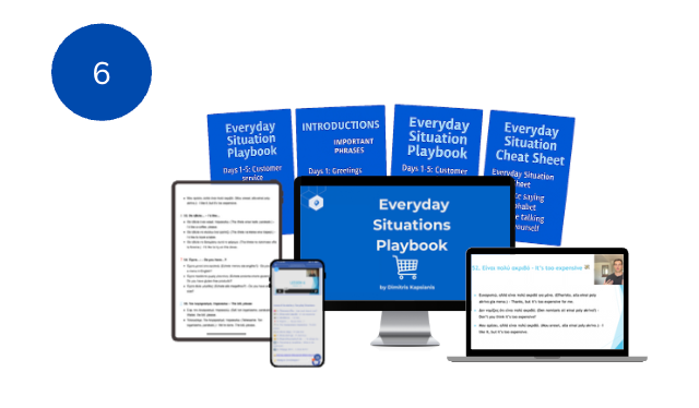 Collection of 'Everyday Situation' products including books, a computer monitor, and smartphone on a white background.