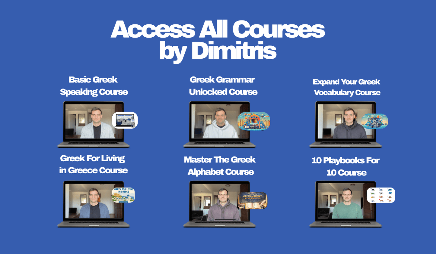 Access All The Courses By Dimitris - PrepareForGreece