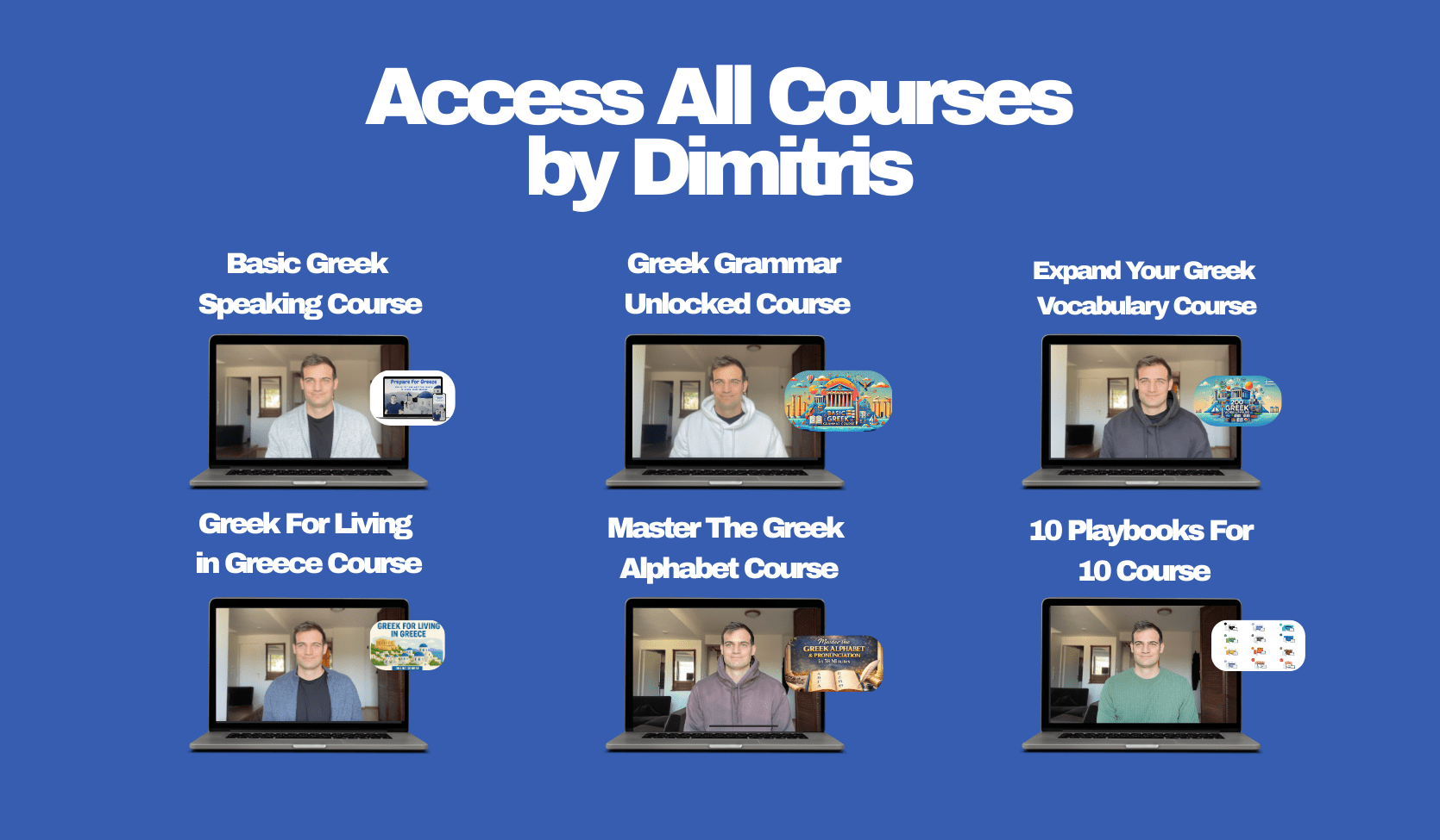 Access All The Courses By Dimitris - PrepareForGreece