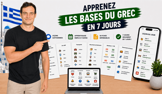 Apprenez les bases du grec en 7 jours - PrepareForGreece