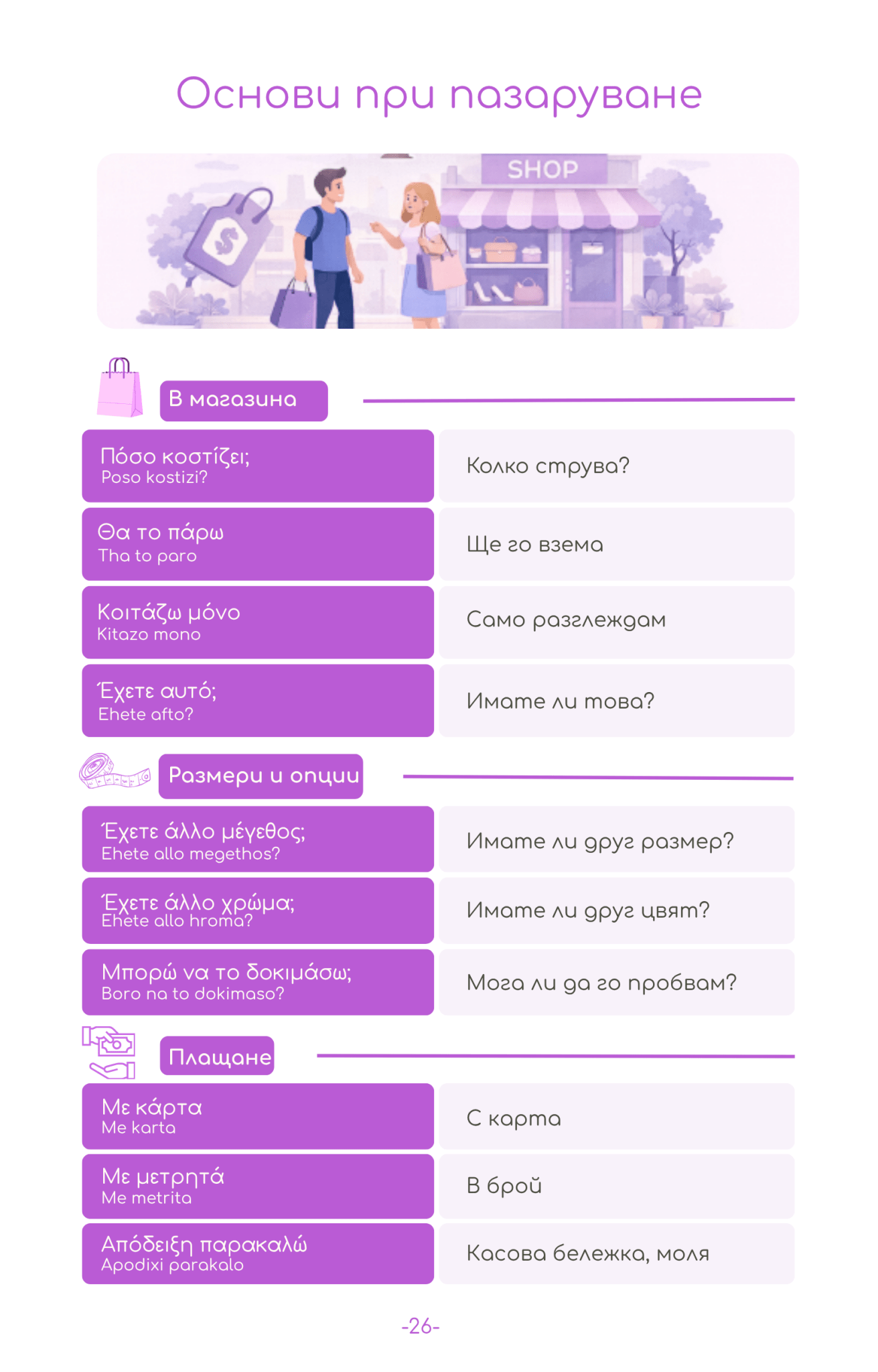 Гръцки за вашата ваканция в Халкидики - PrepareForGreece