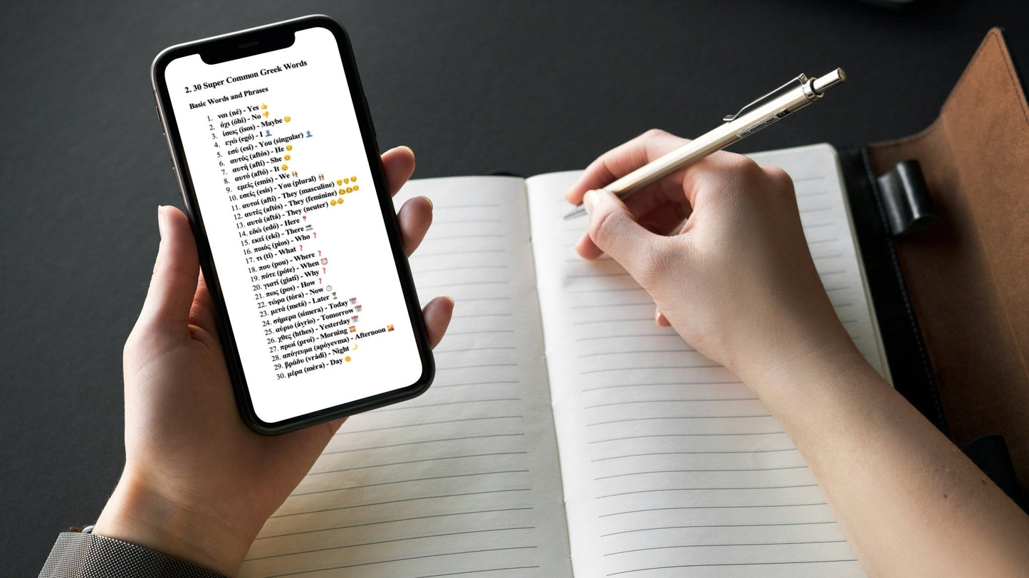 Greek For Living In Greece Course - PrepareForGreece