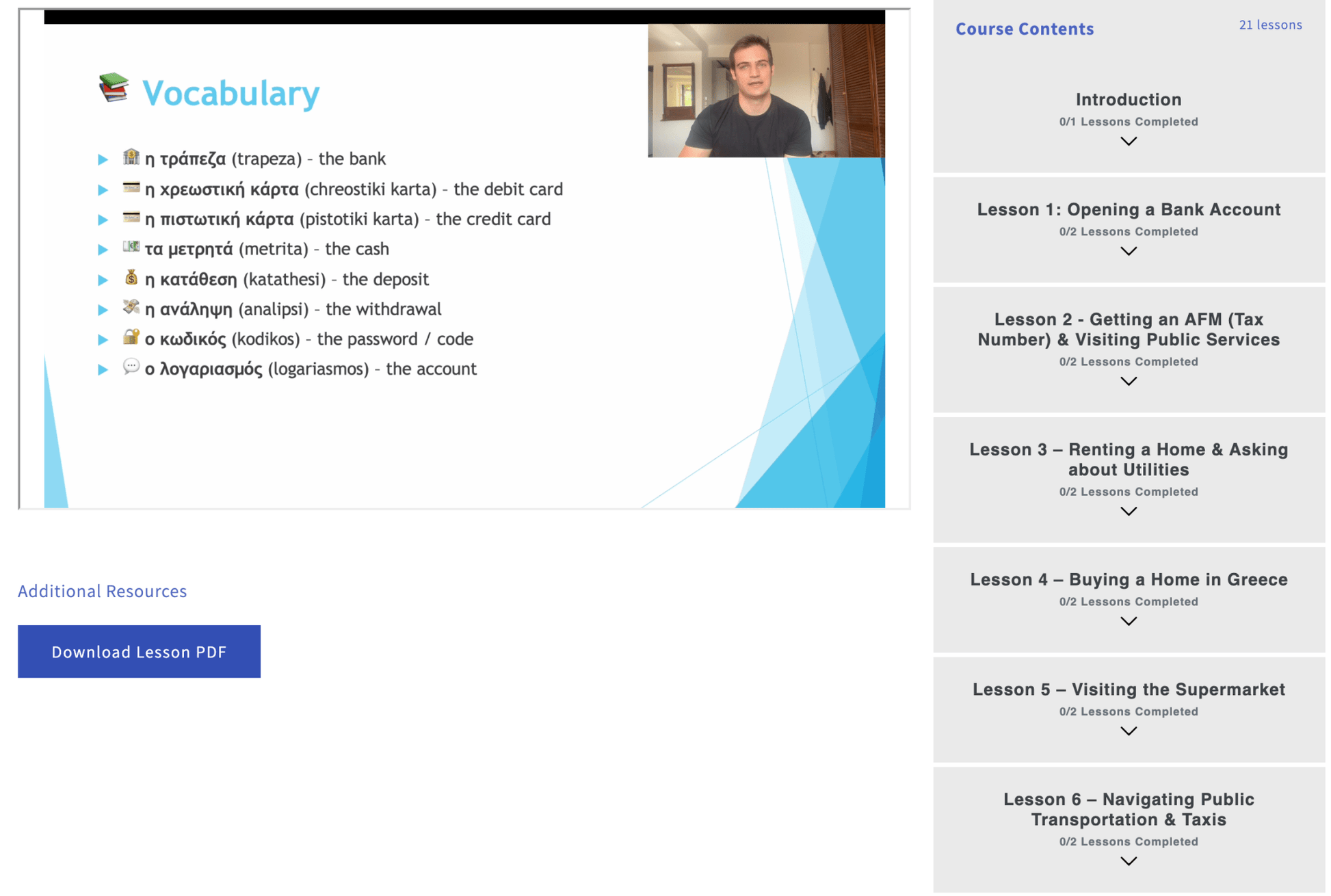 Greek For Living In Greece Course - PrepareForGreece