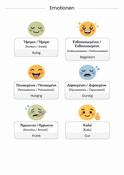 Griechische Sprach - Templates Pack (48 Seiten) - PrepareForGreece