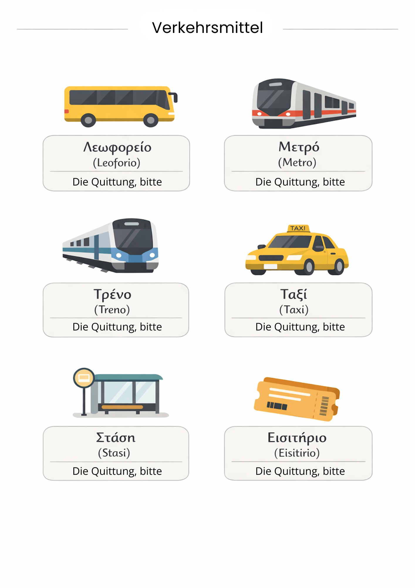 Griechische Sprach - Templates Pack (48 Seiten) - PrepareForGreece