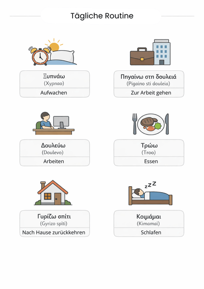 Griechische Sprach - Templates Pack (48 Seiten) - PrepareForGreece