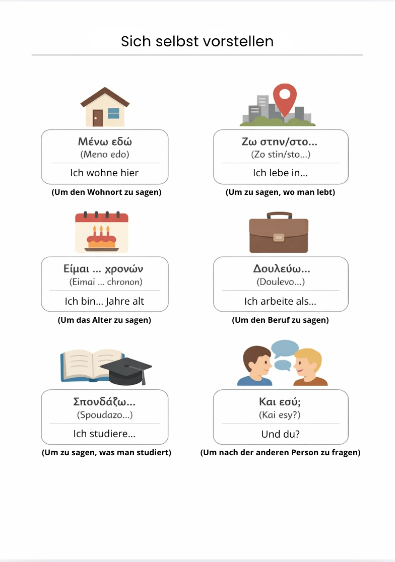 Griechische Sprach - Templates Pack (48 Seiten) - PrepareForGreece