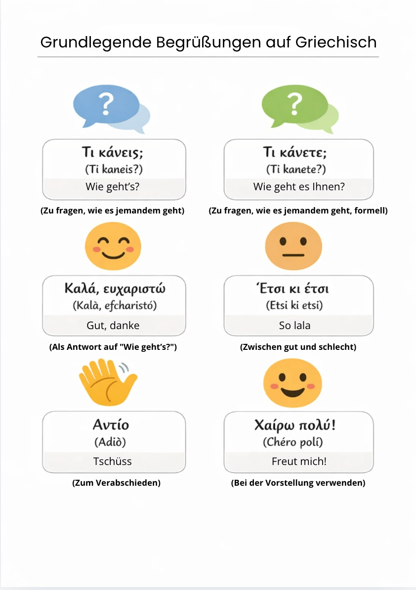 Griechische Sprach - Templates Pack (48 Seiten) - PrepareForGreece