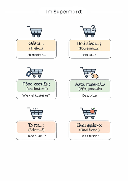 Griechische Sprach - Templates Pack (48 Seiten) - PrepareForGreece