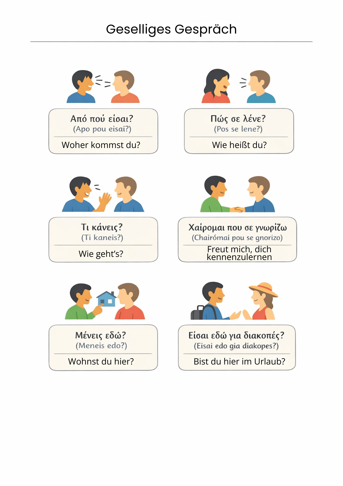 Griechische Sprach - Templates Pack (48 Seiten) - PrepareForGreece