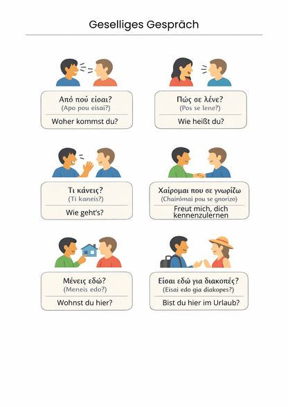 Griechische Sprach - Templates Pack (48 Seiten) - PrepareForGreece