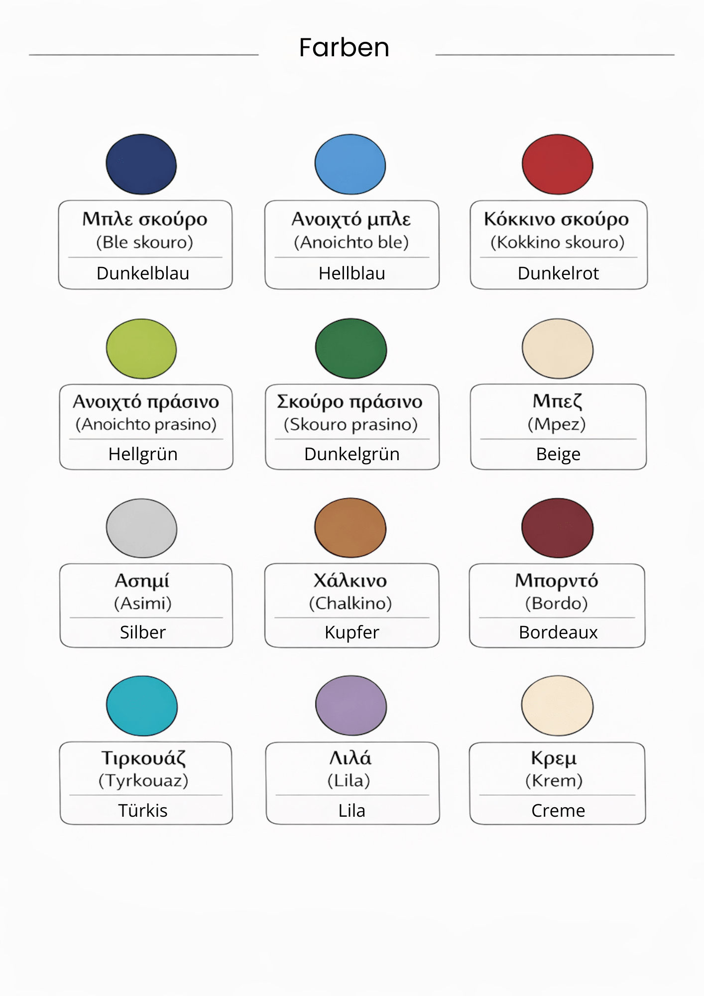 Griechische Sprach - Templates Pack (48 Seiten) - PrepareForGreece