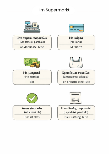 Griechische Sprach - Templates Pack (48 Seiten) - PrepareForGreece