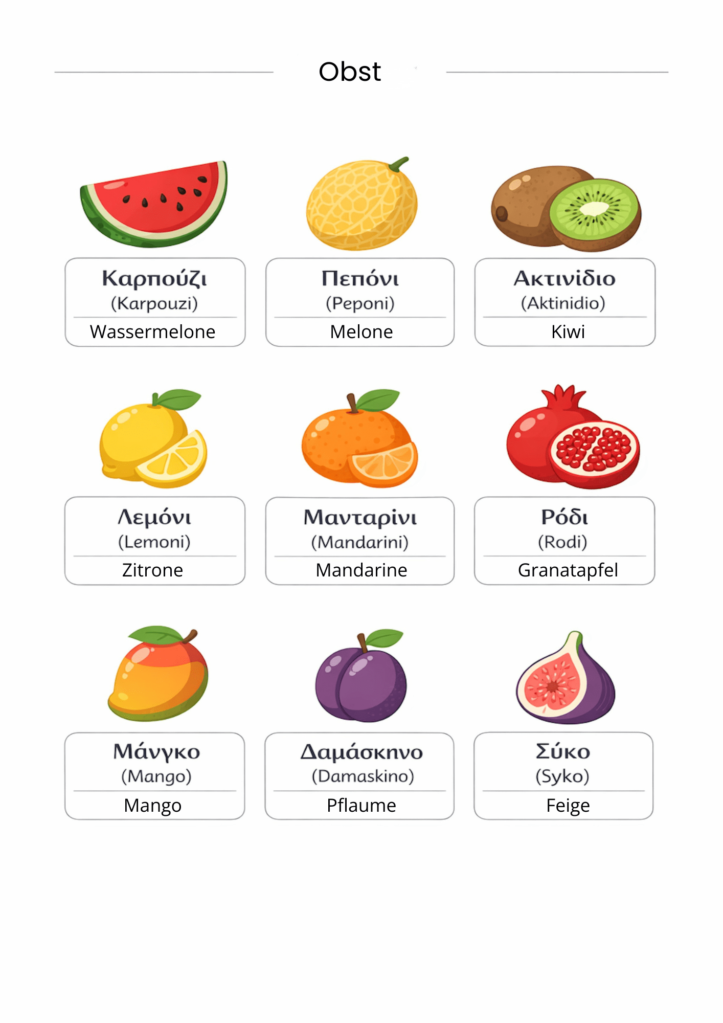 Griechische Sprach - Templates Pack (48 Seiten) - PrepareForGreece