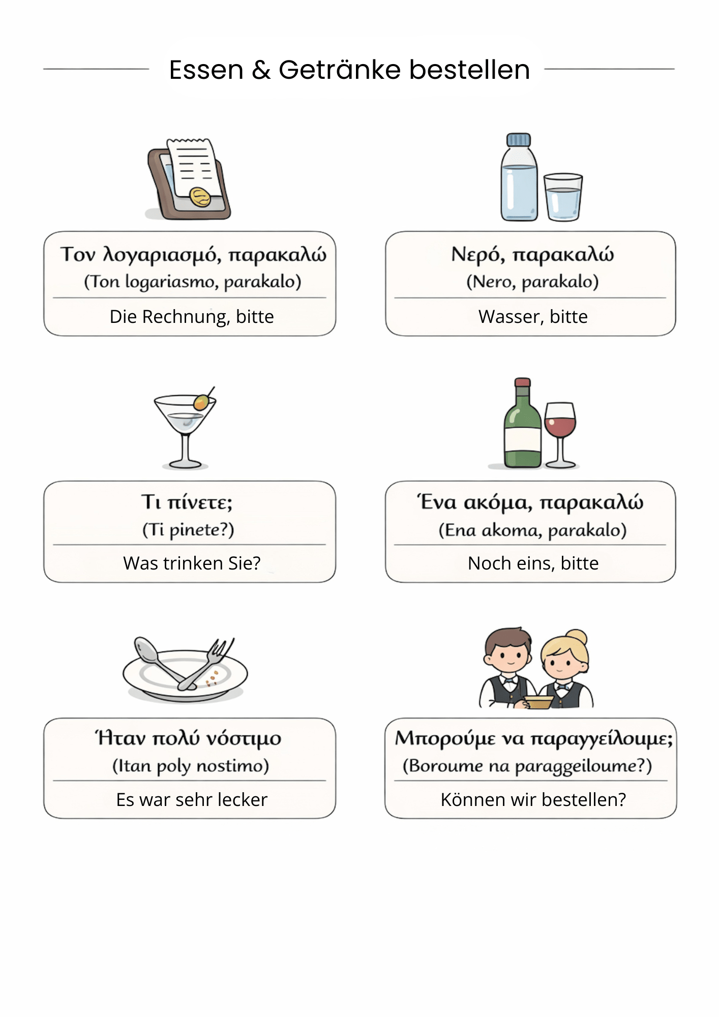 Griechische Sprach - Templates Pack (48 Seiten) - PrepareForGreece