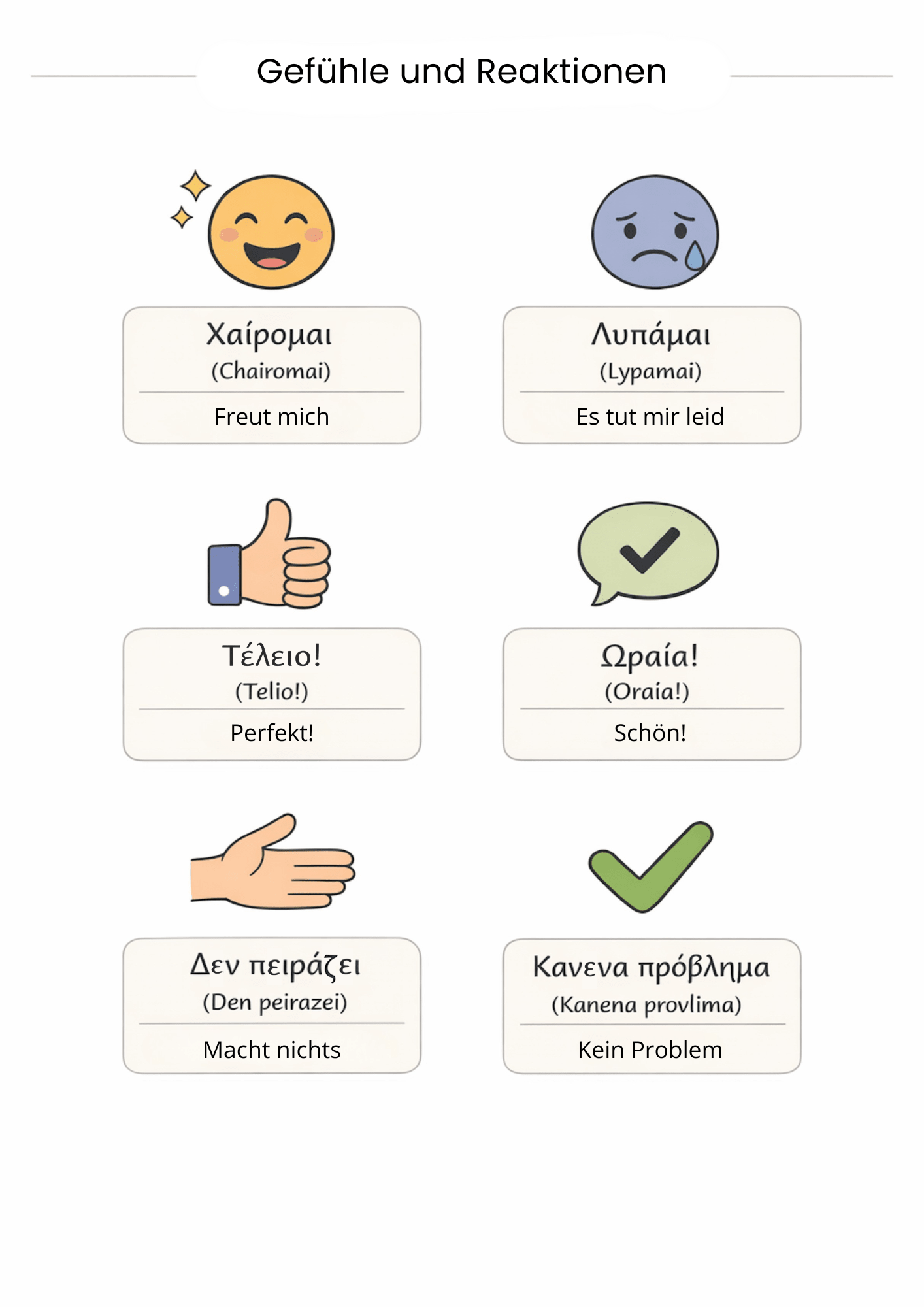 Griechische Sprach - Templates Pack (48 Seiten) - PrepareForGreece