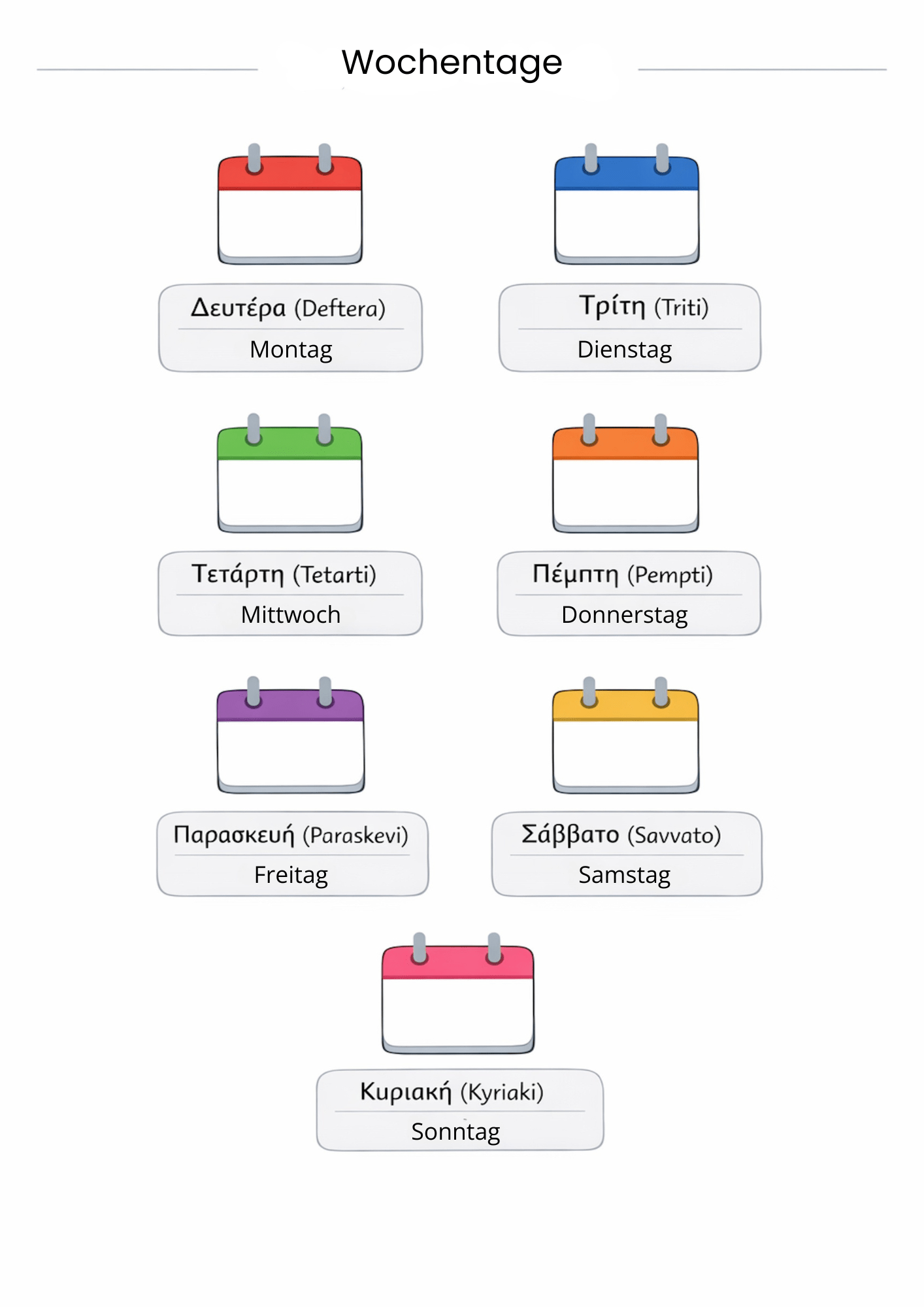 Griechische Sprach - Templates Pack (48 Seiten) - PrepareForGreece