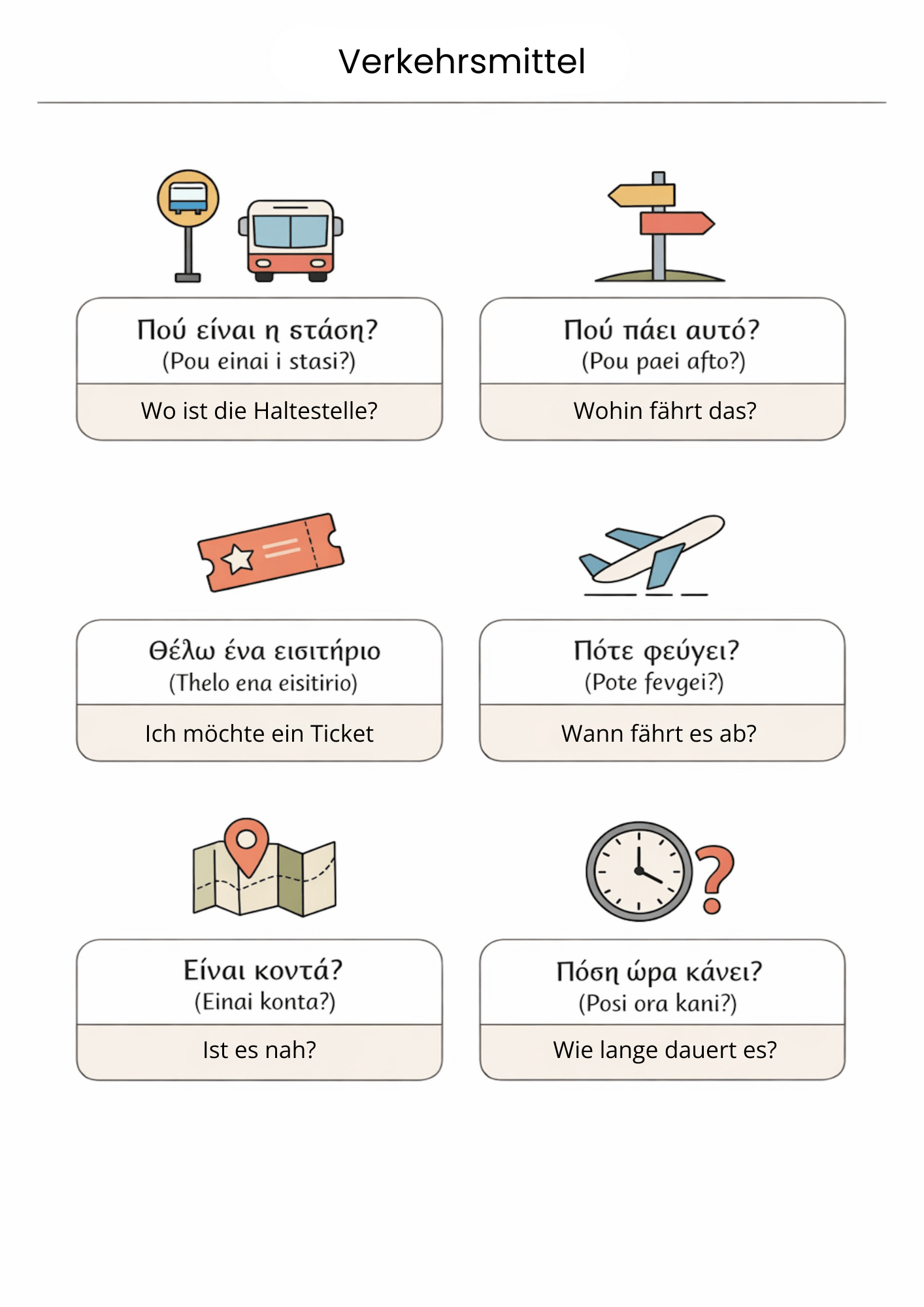 Griechische Sprach - Templates Pack (48 Seiten) - PrepareForGreece