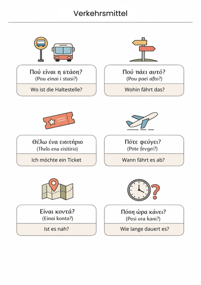 Griechische Sprach - Templates Pack (48 Seiten) - PrepareForGreece