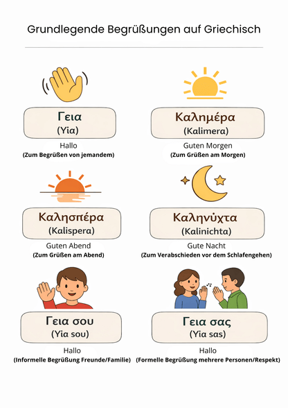 Griechische Sprach - Templates Pack (48 Seiten) - PrepareForGreece