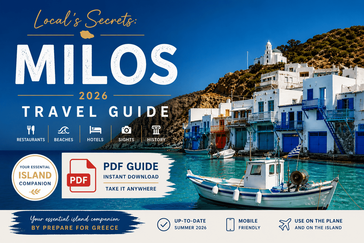 Local’s Secrets Guide: Milos - The Ultimate Guide to Beaches, Food & Hidden Gems - PrepareForGreece